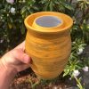yellow brown jar