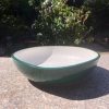 green serving bowl
