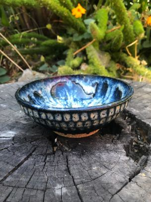blue key bowl