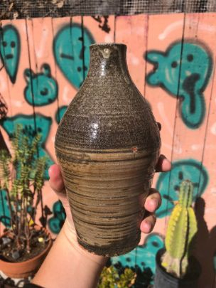 grey vase