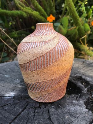 brown vase