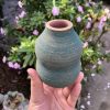 blue pink vase