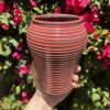 red stripe vase