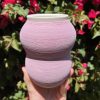 purple vase