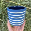 dark blue stripe planter
