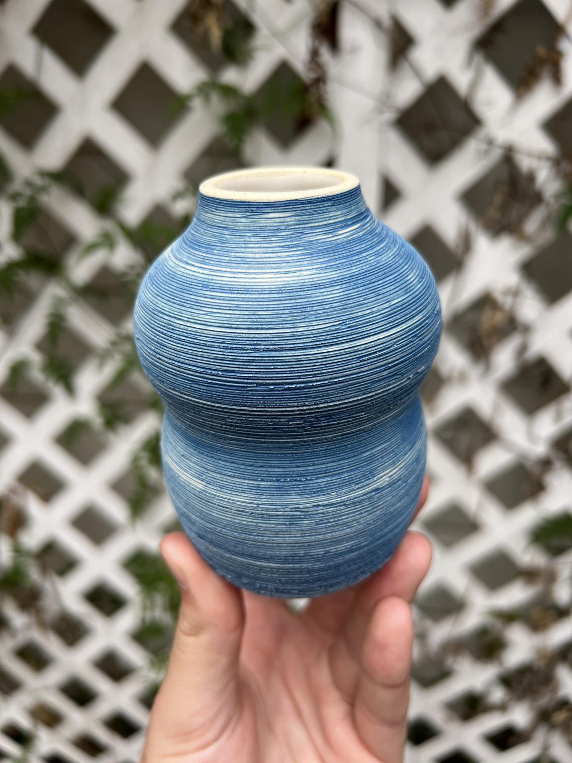 Black Metallic Bud Vase Alex Beck Ceramics Handmade in SF