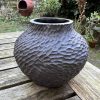 charcoal bud vase