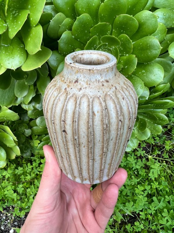 celadon bud vase