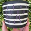 black purple planter