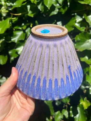 purple blue ramen bowl