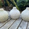 large triangle bud vases