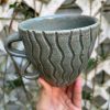 celadon wiggle mug