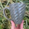 celadon speckle mug
