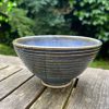 floating blue stripe bowl