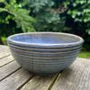 floating blue stripe bowl