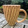 yellow speckle mug