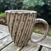 purple speckle mug