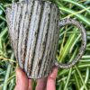 purple speckle mug