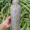 purple carved vase