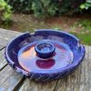 purple ashtray