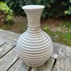 white stripe vase