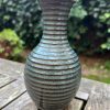 floating blue stripe vase