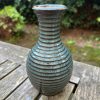 floating blue stripe vase