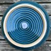 blue green stripe bowl