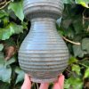 celadon blue stripe vase