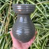 celadon blue stripe vase