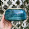 blue green stripe bowl