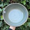 celadon blue stripe bowl