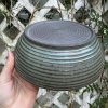 celadon blue stripe bowl