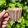 white shino espresso mug