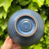 blue speckle side bowl