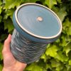 turquoise orchid pot