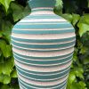 green speckle stripe bud vase