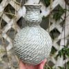 celadon carved bud vase