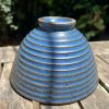 blue speckle side bowl