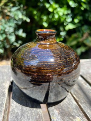 tenmoku bud vase