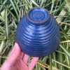 blue speckle side bowl