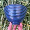 blue speckle side bowl