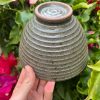 celadon speckle side bowl