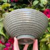 tall celadon serving bowl
