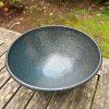 turquoise speckle big bowl
