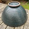 turquoise speckle big bowl