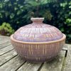 purple square jar