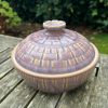 purple square jar