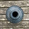 blue stripe bud vase
