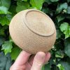 brown blue bowl set